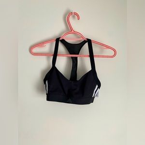 Black & White Adidas Sports Bra